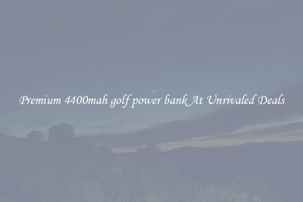 Premium 4400mah golf power bank At Unrivaled Deals