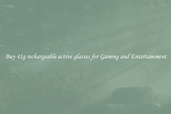 Buy 41g rechargeable active glasses for Gaming and Entertainment