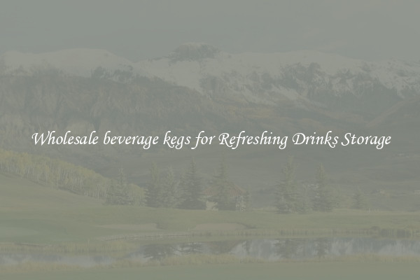 Wholesale beverage kegs for Refreshing Drinks Storage