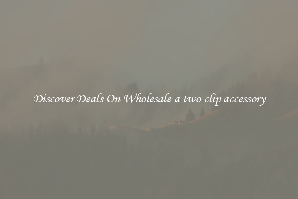 Discover Deals On Wholesale a two clip accessory