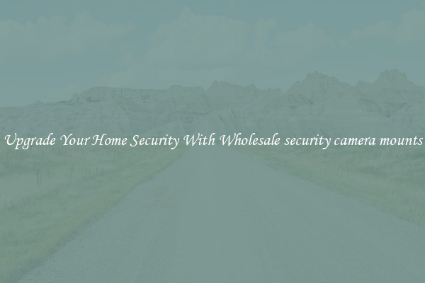 Upgrade Your Home Security With Wholesale security camera mounts