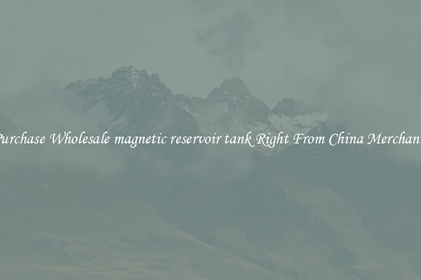 Purchase Wholesale magnetic reservoir tank Right From China Merchants
